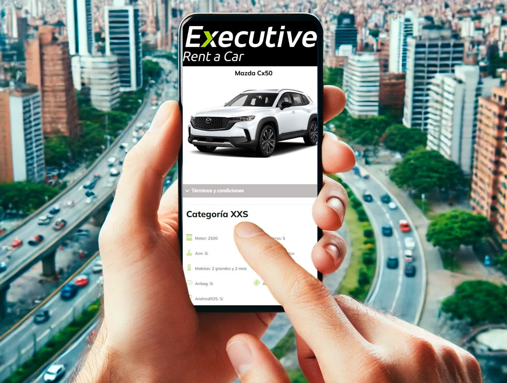 como reservar tu carro automatico en medellin